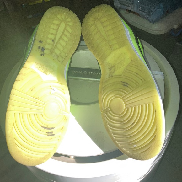 Nike Dunk Low SE Splash Volt Total Orange Green Size - Picture 5 of 6